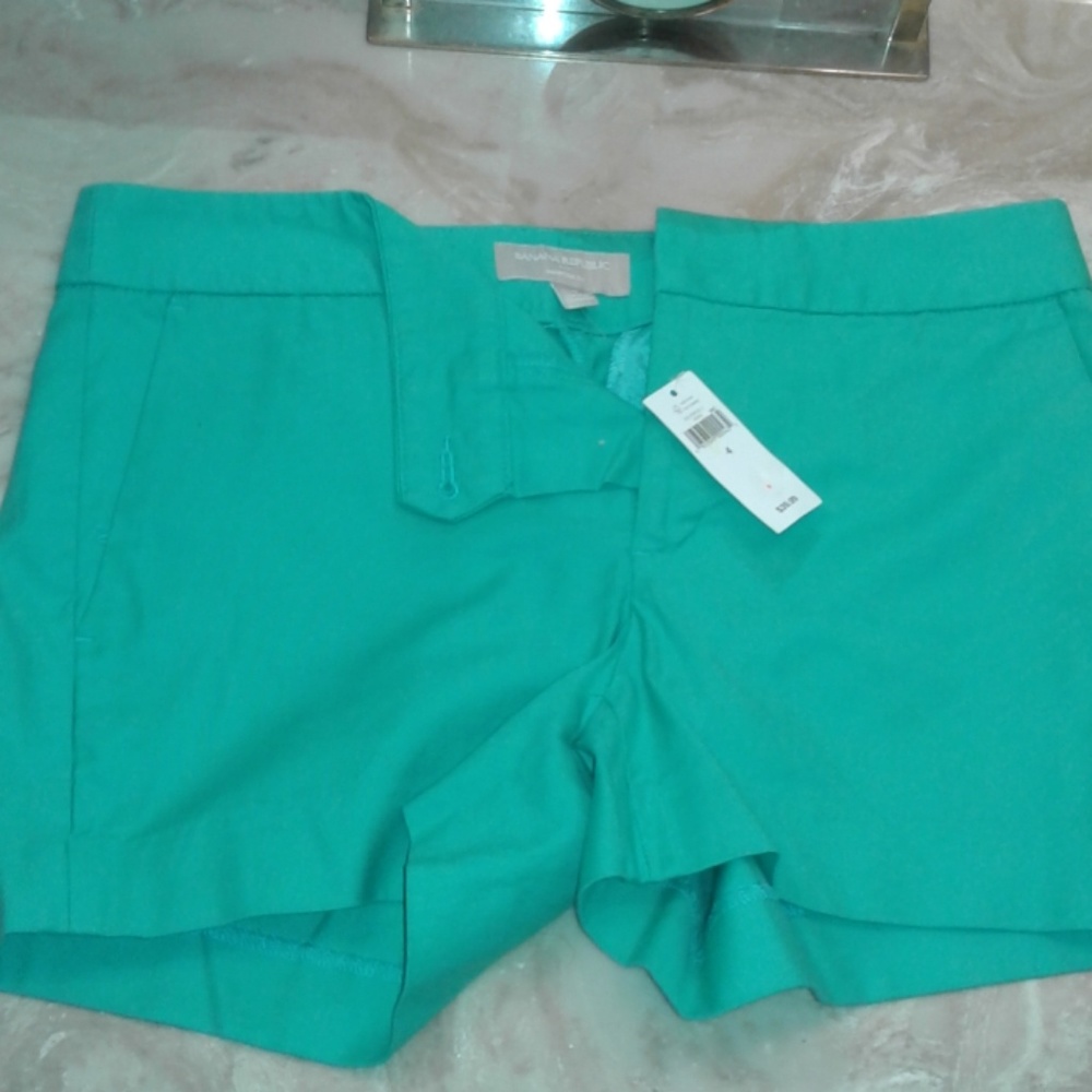 Banana Republic Hampton Fit Aqua Short